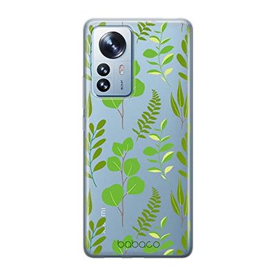ERT GROUP mobiel telefoonhoesje voor Xiaomi 12 PRO origineel en officieel erkend Babaco patroon Plants 009 optimaal aangepast aan de vorm van de mobiele telefoon, gedeeltelijk bedrukt