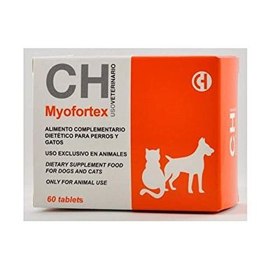 MYOFORTEX Chemical voor honden en katten, ondersteunt de Iberische hartslagfunctie 60 Comp.