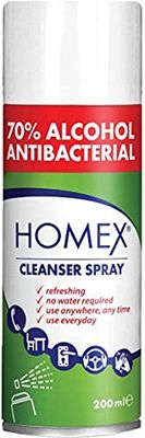 HOMEX All IN One Cleanser Spray 200ML, Negro, Estandar