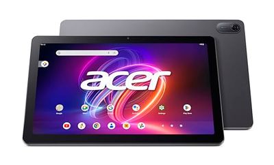 Acer Iconia Tab P10 (P10-21Q-83VZ) Tablet 10 inch (26,42 cm) 2K QLED IPS Touch Display - MediaTek MT8781 Octa-Core processor, 6 GB LPDDR4X RAM, 256 GB UFS geheugen, Android 14, grijs + portfolio case