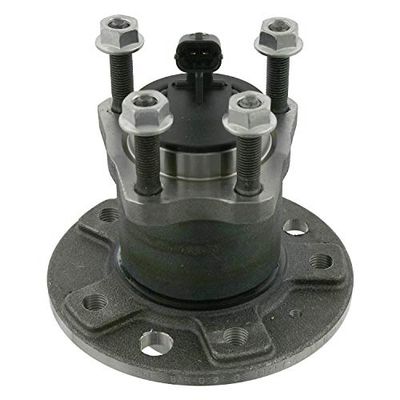 febi bilstein 27382 Wheel Bearing Kit with wheel hub, ABS sensor and nuts, pack of one
