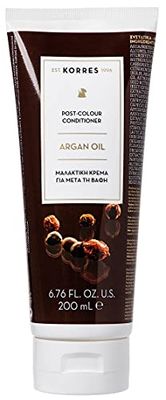 KORRES Argan Oil Conditioner, Conditioner with Organic Argan Oil for Post-Colour Application, Silicone & Paraben-Free, Vegan, 200 ml