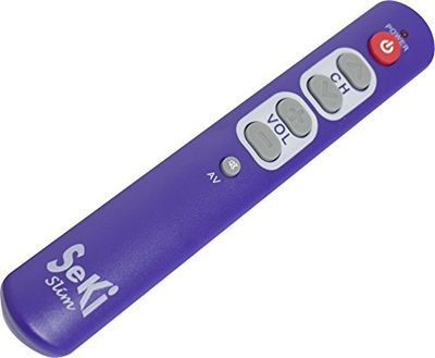 SeKi Slim - Controlo remoto universal com teclas grandes roxo