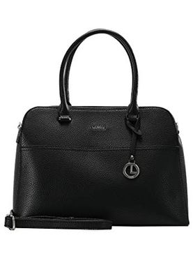 L.CREDI Women Franka Handbag, Black, Standard