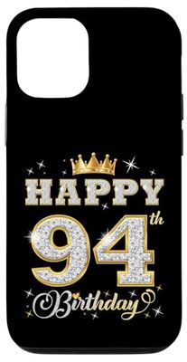 Happy 94th Birthday 94 Years Old Women Men Birthday Party Case for iPhone 12/12 Pro