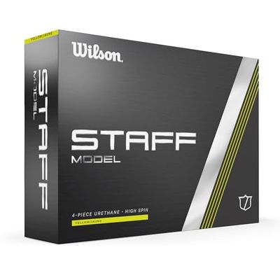 Wilson Staff Model, Balle de Golf Unisex-Adult, Giallo, No Size