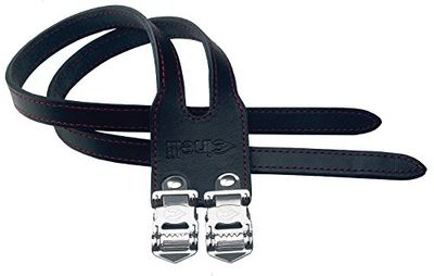 Cinelli Duo Correas para calapiés, Baby-Boys, Negro, Talla única