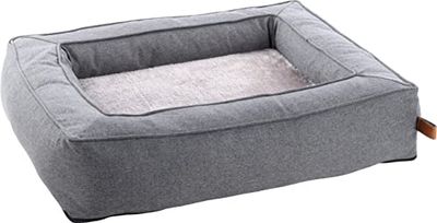 Flamingo Carlota Rectangular Basket with Zip, Grey, 80 x 70 x 17 cm