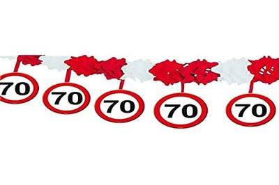 Folat - 70 Jaar Verkeersbord Slinger met Onderhanger