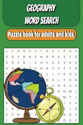Geography Word Search Puzzles: Word Searches with Easy to Read Print about Geography and More | 6x9 Inches, 110 Pages | 50+ Puzzles........Gift for vacations, Holidays and Free Times.