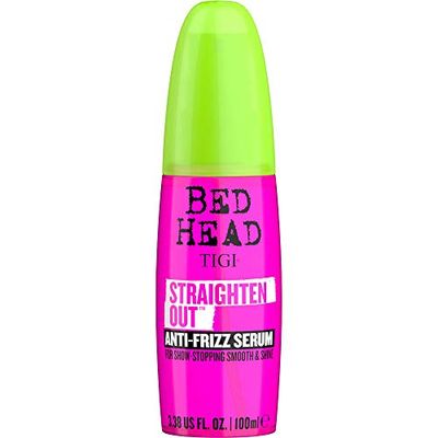 BED HEAD by TIGI Straighten Out, Sérum anti-encrespamento para cabelo liso e brilhante, 100 ml