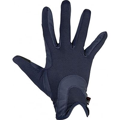 HKM Grip Mesh Ride Handskar Blå L