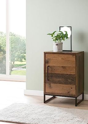 Schildmeyer Prato - Mobile base credenza, in legno derivato, stile anticato Old Style Dark, 40,3 x 33 x 59,6 cm