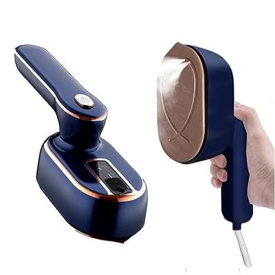 ZStarlite Steamer Stoomstrijkijzer, kleding keramische plaatdesign, opvouwbaar 1000 W kledingstomer, reisstrijkijzer, mini, 15 seconden snel opwarmen, handstoomstrijkijzer, stoomborstel voor thuis, op