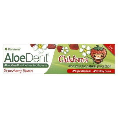 Aloe Dent Aloe Vera Child Strawberry pasta tootowa 50 ml, 3 sztuki