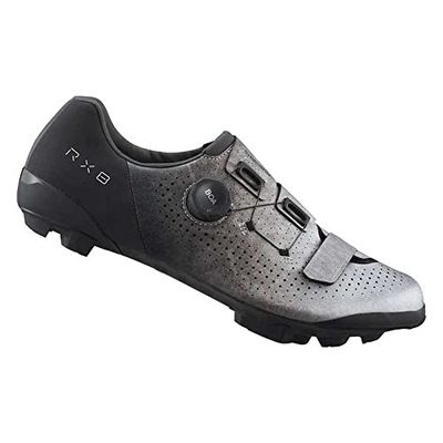SHIMANO Brx801s44, RX8 (RX801) Scarpe, Argento, Taglia 44 Unisex-Adulto, 9.5 UK