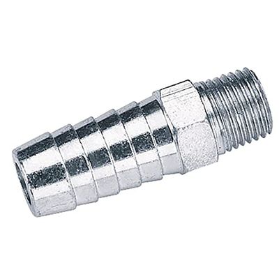 Draper 25844 PCL Male Screw Tailpiece, 1/4" Taper, 1/2" Bore, Blue, Pack of 5