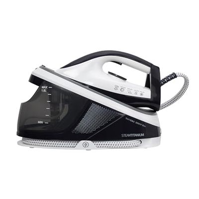 Silva Homeline DBS 580 - Plancha de vapor, 2600 W, depósito de agua de 1,5 l, suela de cerámica, ajuste automático de vapor, función antigoteo/antical, interruptor ECO, autolimpieza, apagado