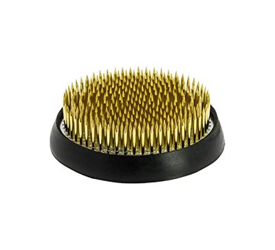Tierra Zen Kenzan, Metal, Marrón, 7 cm