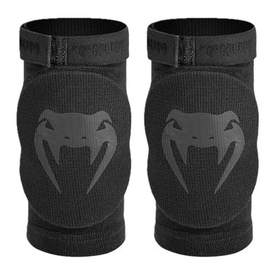 Venum, Kontact Elbow Protectors, Men's, XL, Black/Black