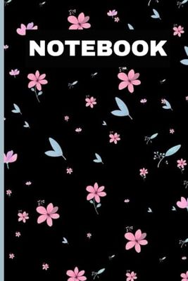 Notebook: Cute Floral Notebook-100 pages, 6 x 9"