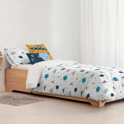 Kids&Cotton Dayton påslakan liten vit 175 trådar 180 x 220 cm 180 x 240 cm