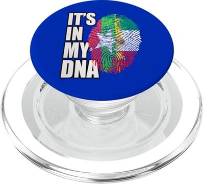 Bandera mexicana y birmana PopSockets PopGrip para MagSafe