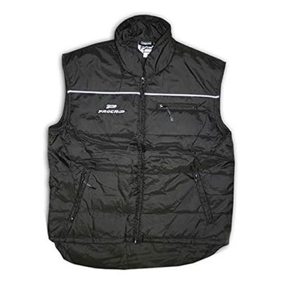 PROGRIP - Chaleco 100% poliamida, negro, talla XL