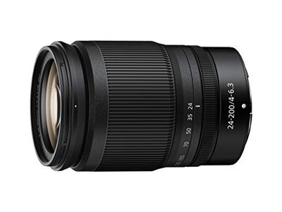 Nikon Nikkor Z 24-200mm f/4-6.3 VR, Teleobiettivo zoom ultracompatto a pieno formato, trattamento arneo e al fluoro, ideale per filmati, Nero [Nital Card: 4 Anni di Garanzia]