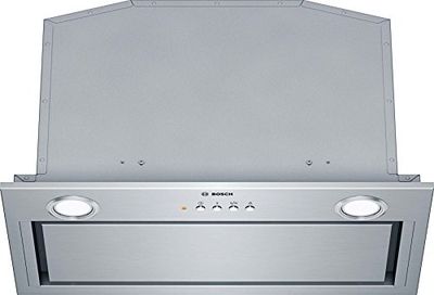 Bosch DHL575C Serie 6 - Pieza de construcción para ventilador (52 cm, acero inoxidable, función de recirculación o salida de aire, teclas de carrera corta, nivel intensivo, filtro de grasa metálico apto para lavavajillas)