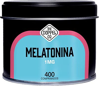 Melatonina 1 mg | 400 Compresse |Dormire Bene Per Più di 1 Anno | Melatonina Pura | Integratori per Dormire Meglio e Conciliare il Sonno | Aumenta la Serotonina
