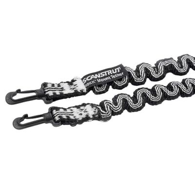 Rokk Unisex's Mini Safety Tether System, Zwart/grijs, One Size
