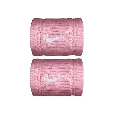 Nike Dri-Fit avslöja armband rosa rise/laser fuchsia/vit