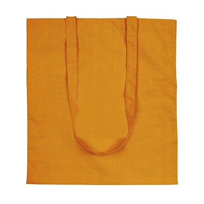 eBuyGB 10 stuks boodschappentas van katoen en linnen 42 cm, oranje, 42 EU, strandtas