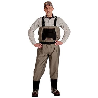 Caddis Heren Taupe Betaalbare Ademende Kous Voet Wader