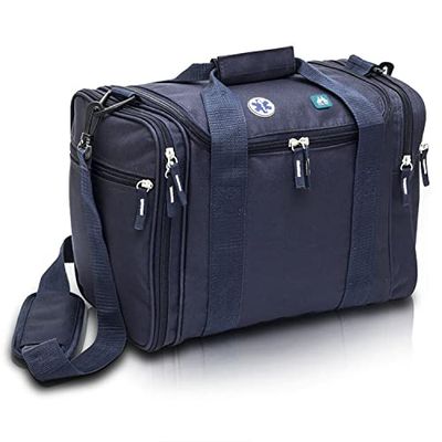 Mobiclinic, Trousse de premiers secours, Marque européenne, Sac d'urgence multifonctionnel, Sac médical, Trousse de premiers secours pour le sport, Grande taille, Couleur bleue