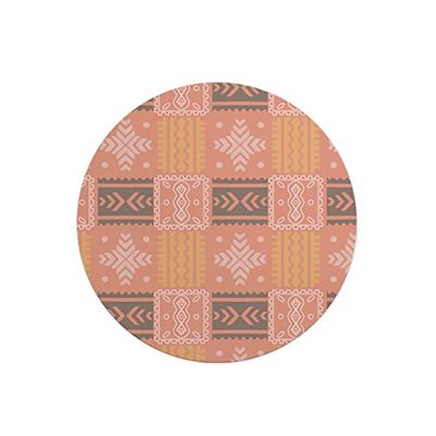 Questo Casa, Round Digital Printed Mouse Pad, Non-Slip Base, for Office and Home, Diameter:22cm