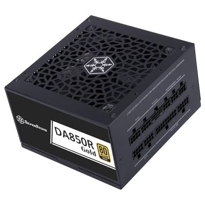 SilverStone Technology DA850R Gold, ATX Totalmente Modular 80 Plus Gold 850W ATX 3,0 y PCIe 5,0, SST-DA850R-GMA