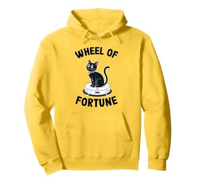 Wheel Of Fortune Robot Vacuum Cleaner Funny Cat Pullover Hoodie