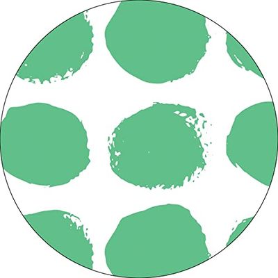 Bonateks, Ronde digitaal bedrukte muismat, antislip onderkant, voor kantoor en thuis, diameter: 22 cm