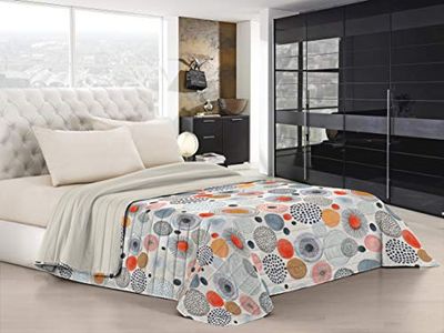Italian Bed Linen Fantasy edredão de verão, microfibra, multicolorido (aguarela), duplo