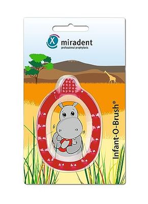 Hager & werken - Miradent infant de o de brush lernzahnb. rojo, 1 st