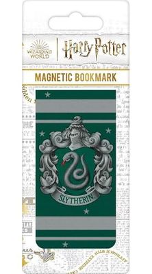 Pyramid Marque-page magnétique Harry Potter avec blason de Serpentard coloré
