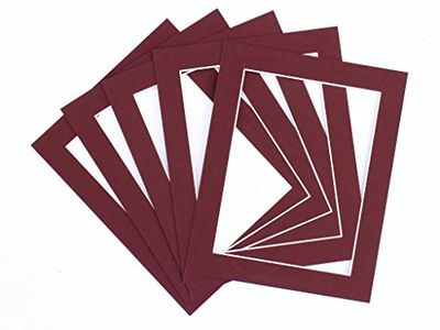 Frame Company Pack of 10 Plum Mounts A4 for 10x6 inch *Choice of Colours*