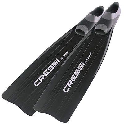 CRESSI Técnica Cressi Gara 2000 HF Barbatanas calçantes, adultos unissexo, preto, 40/41