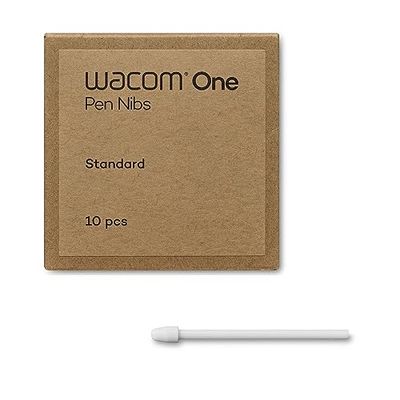 Wacom One Pen Standardspetsar, reservdelar för Wacom One-pennskärmar och Wacom One-penntabletter – 10 st
