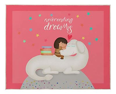 Frikids Tapis Coton Neverending Rose