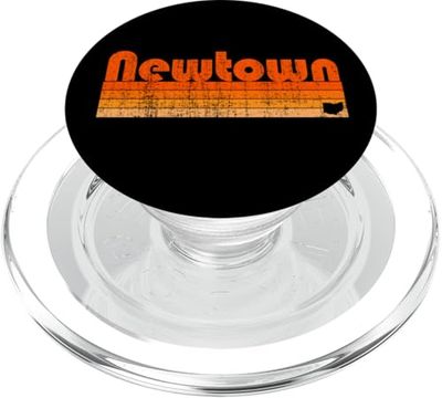 Newtown, Ohio, estilo retro de los años 80 PopSockets PopGrip para MagSafe