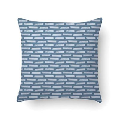 Doge Milano Cuscino con stampa digitale, 100% Made in Italy, Cuscino decorativo da divano, sfoderabile e lavabile, Modello Hertha, cm 40x40x5