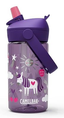 CAMELBAK - Thrive FLIP STRAW KIDS BOTTLE WITH Tritan Renew, Drinkware, Unicorn Party, 400 ml